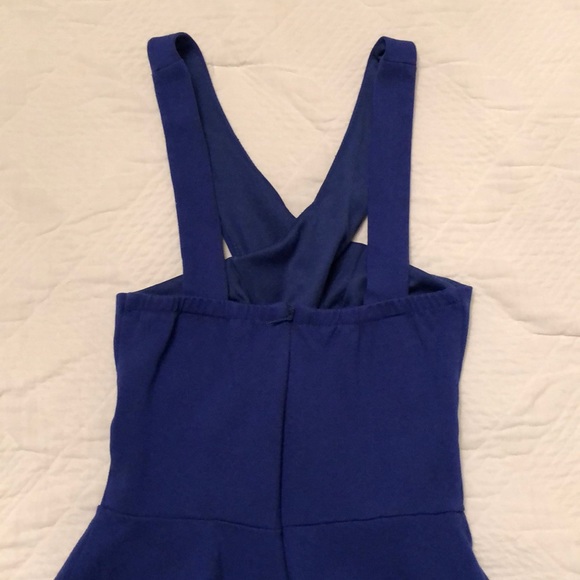 Lulu’s “Cross Over” Royal Blue Dress - Picture 4 of 5